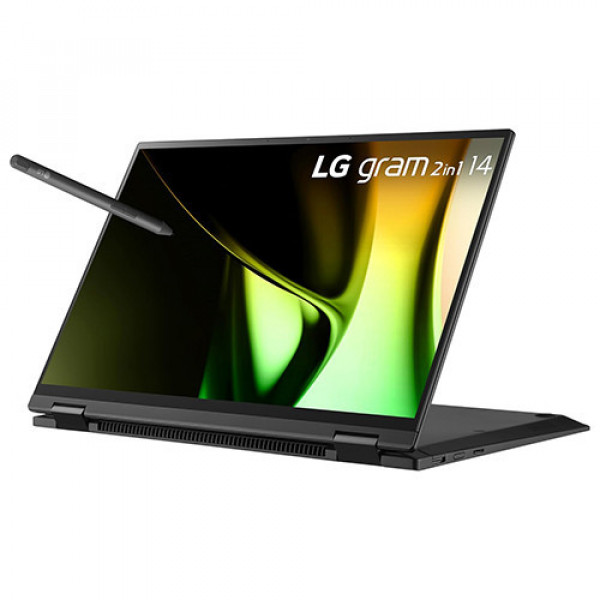 Laptop LG Gram 2024 2in1 14T90S-G.ADB9U1 (Ultra 7 155H, Ram 32GB, 2TB SSD,Intel Arc, 14 inch WUXGA , Cảm ứng,  Win 11, Đen)