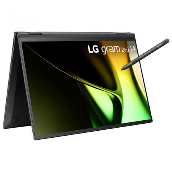 Laptop LG Gram 2024 2in1 14T90S-G.ADB9U1 (Ultra 7 155H, Ram 32GB, 2TB SSD,Intel Arc, 14 inch WUXGA , Cảm ứng,  Win 11, Đen)