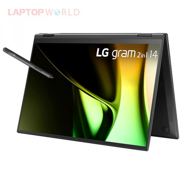 Laptop LG Gram 2024 2in1 14T90S-G.ADB9U1 (Ultra 7 155H, Ram 32GB, 2TB SSD,Intel Arc, 14 inch WUXGA , Cảm ứng,  Win 11, Đen)