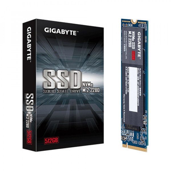 Ổ cứng SSD Gigabyte GP-GSM2NE3512GNTD 512Gb (NVMe PCIe/ Gen3x4 M2.2280/ 1700MB/s/ 1550MB/s)