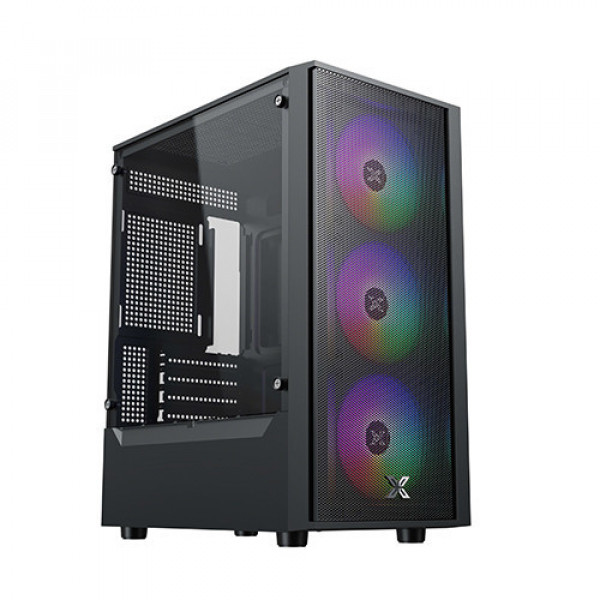 Vỏ Case Xigmatek MYX Air 3F EN45967 (Matx, 3 fan RGB, Màu Đen)