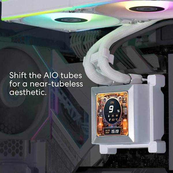 Tản Nhiệt Nước Lian Li HydroShift LCD 360RGB fan White