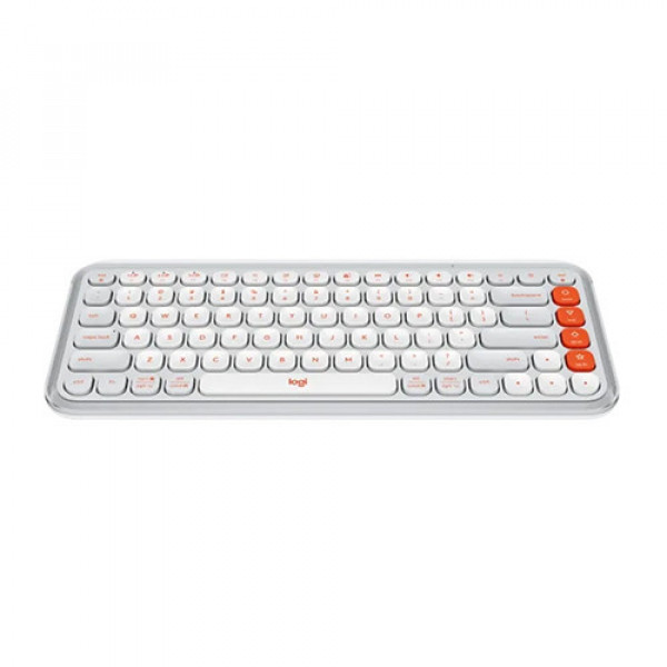 Bàn phím không dây Logitech POP ICON Keys màu trắng (OFF-WHITE)