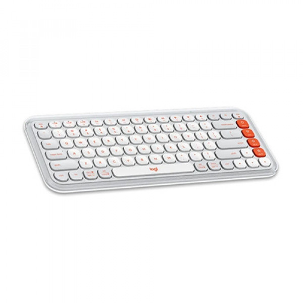 Bàn phím không dây Logitech POP ICON Keys màu trắng (OFF-WHITE)