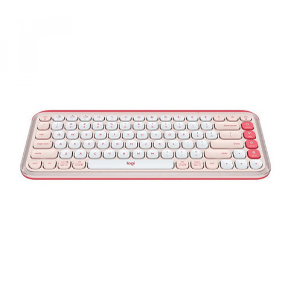 Bàn phím không dây Logitech POP ICON Keys màu hồng (ROSE)