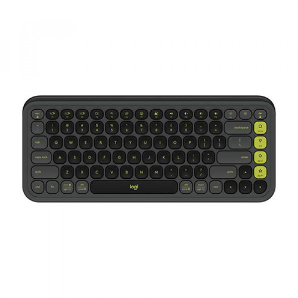 Bàn phím không dây Logitech POP ICON Keys màu đen (GRAPHITE)