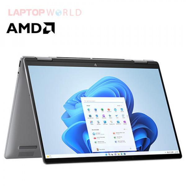 Laptop HP Envy x360 14-fa0093AU AY8U3PA (Ryzen 7-8840HS | 32GB | 512GB | AMD Radeon™ Graphics | 14 inch 2.8K OLED | Cảm ứng | Win 11 | Office | Bạc)