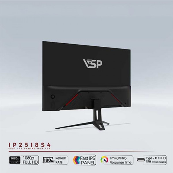 Màn Hình VSP IP2518S4 (24.5 Inch | FHD | Fast IPS | 180Hz | 1ms)