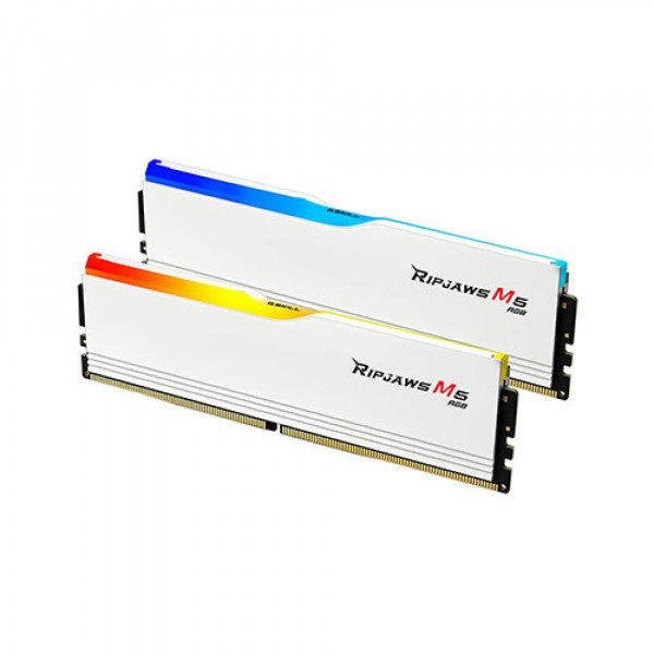 Ram Gskill RIPJAWS M5 RGB 32GB (2x16GB) DDR5 bus 6000MHz WHITE (F5-6000J3648D16GX2-RM5RW)
