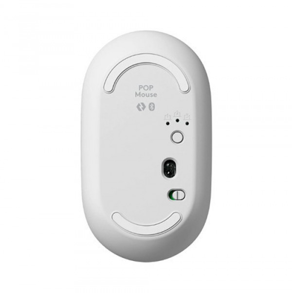 Chuột không dây Emoji Logitech POP Mouse Bluetooth màu trắng (OFF-WHITE)