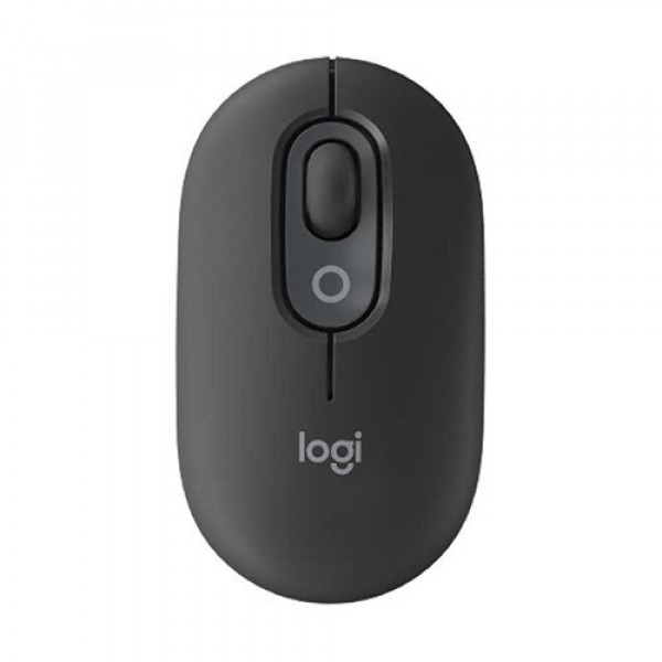 Chuột không dây Logitech POP Emoji Bluetooth màu đen than chì