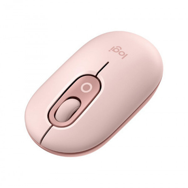 Chuột không dây Emoji Logitech POP Mouse Bluetooth màu hồng (ROSE)
