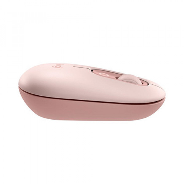 Chuột không dây Emoji Logitech POP Mouse Bluetooth màu hồng (ROSE)