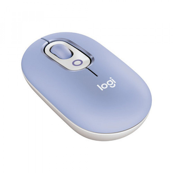 Chuột không dây Emoji Logitech POP Mouse Bluetooth màu tím (LILAC)