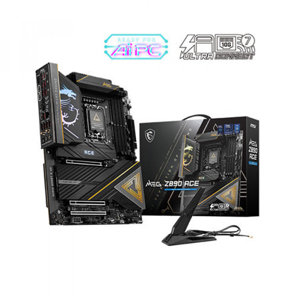 Mainboard MSI MEG Z890 ACE DDR5 (Wifi+Bluetooth+Thunderbolt 4)