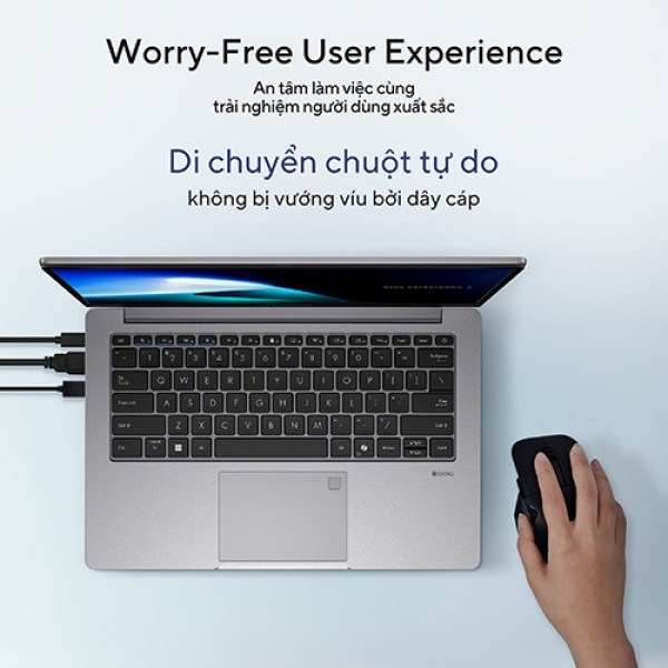 Laptop ASUS ExpertBook P1 P1403CVA-S60618W (Core™ i3-1315U | 8GB | 256GB | Intel UHD Graphics | 14.0inch FHD | Win11 | Xám)