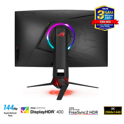 Màn hình Asus ROG Strix XG32VQ 32 inch WQHD HDR 144Hz Aura Sync FreeSync2 Cong