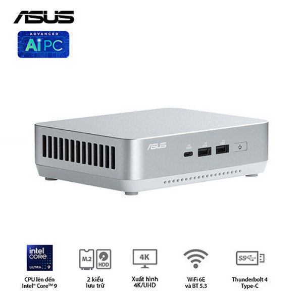 PC Mini Asus NUC 14 Pro Plus RNUC14RVSU500001I (Ultra 5 125H, Arc Graphics)