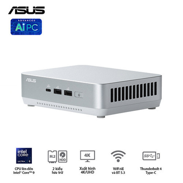 PC Mini Asus NUC 14 Pro Plus RNUC14RVSU500001I (Ultra 5 125H, Arc Graphics)