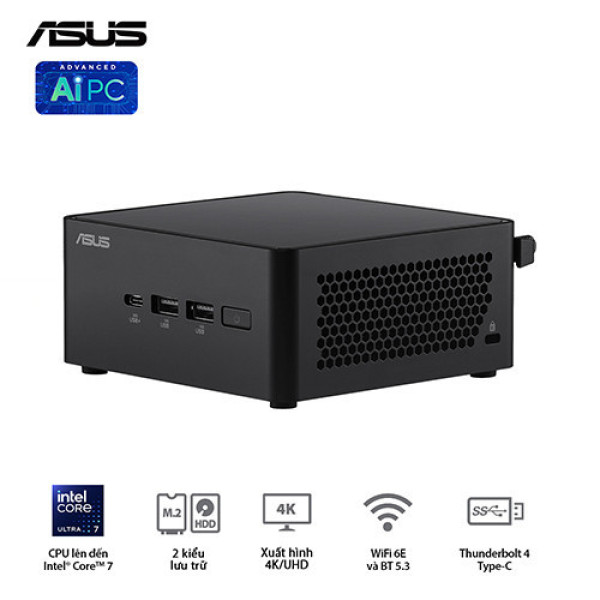 PC Mini Asus NUC 14 Pro RNUC14RVHU500001I (Ultra 5 125H, Arc Graphics)