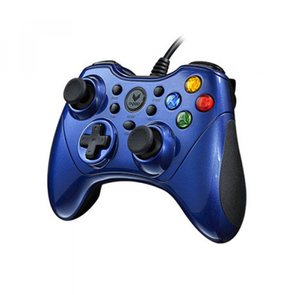 Tay cầm chơi game có dây Rapoo V600 Blue