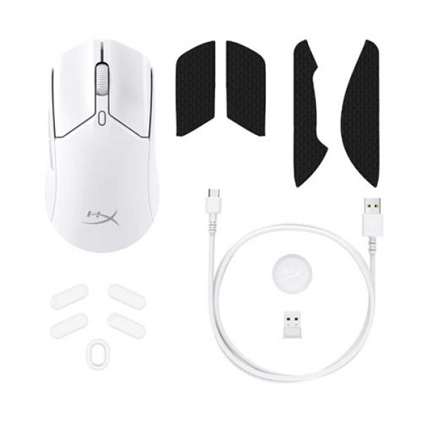 Chuột Gaming không dây HyperX Pulsefire Haste 2 Wireless White