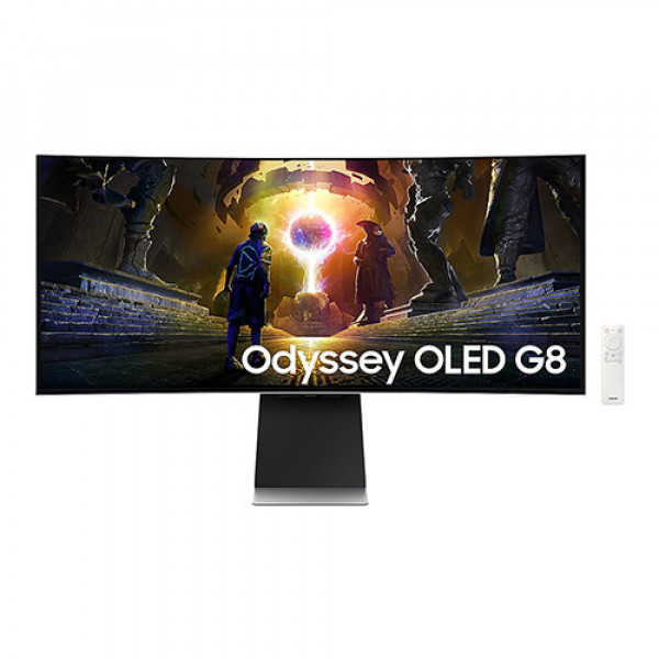 Màn Hình Gaming SAMSUNG Odyssey OLED G8 G85SD LS34DG850SEXXV (34 inch | OLED | UWQHD | 175Hz | 0.03ms | Cong)