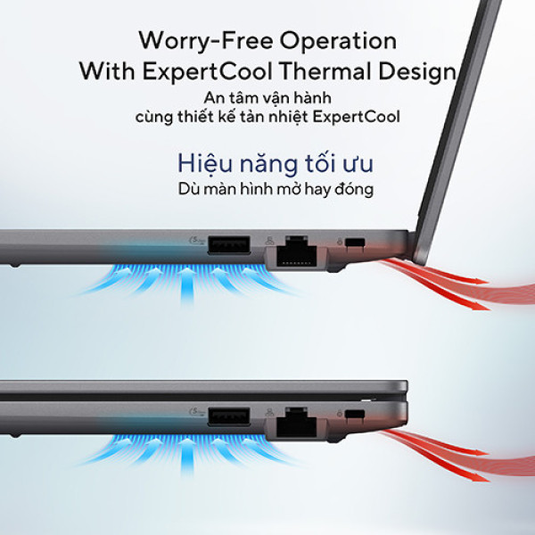 Laptop ASUS ExpertBook P1 P1503CVA-i716-63WS (Core™ i7-13620H | 16GB | 512GB | Intel UHD Graphics | 15.6inch FHD | Win11 | Xám)