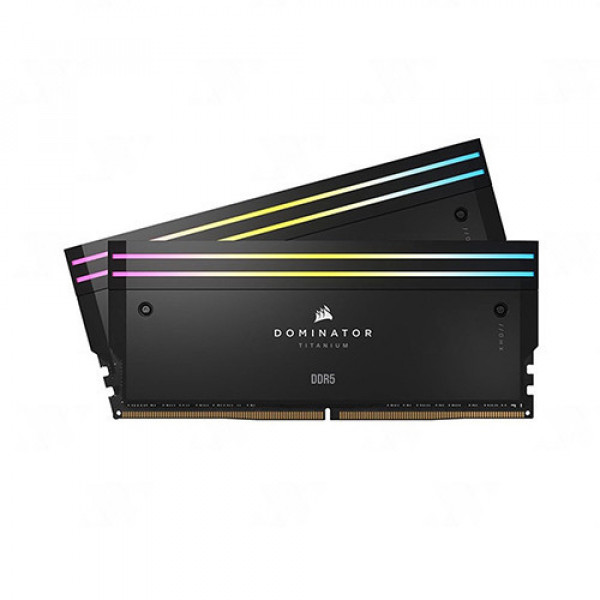Ram Corsair DOMINATOR TITANIUM RGB 96GB (2x48GB) DDR5 6600MHz Black (CMP96GX5M2B6600C32)