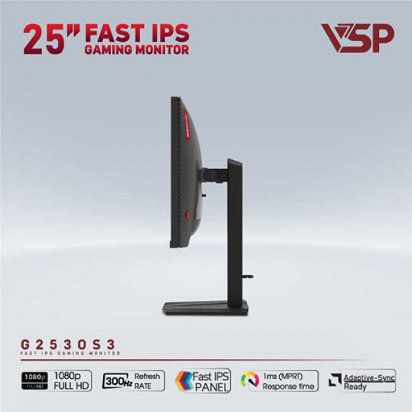 Màn hình VSP G2530S3 (24.5 inch | FHD | Fast IPS | 300Hz | 1ms)