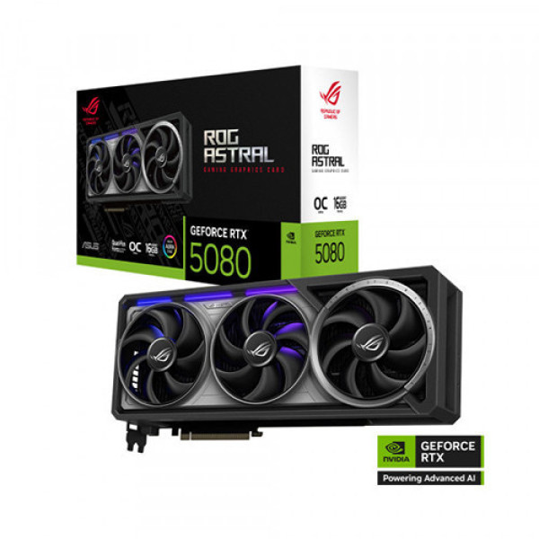 VGA Asus ROG Astral RTX 5080 16GB GDDR7 OC