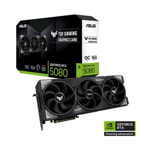 VGA Asus TUF RTX 5080 16GB GDDR7 OC
