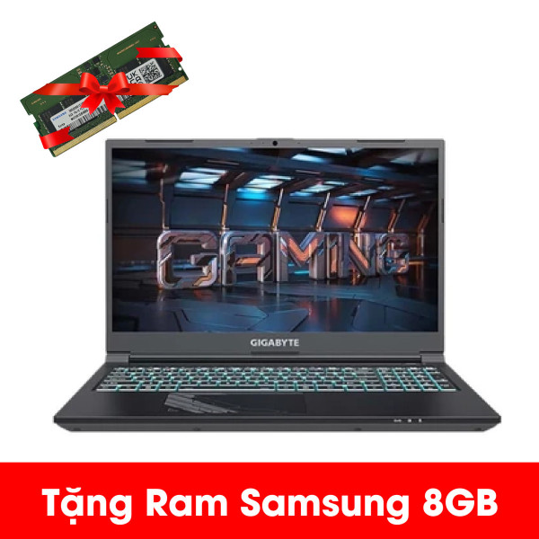 Laptop Gigabyte G5 MF5-52VN383SH (Core i5-13500H | 8GB + 8GB (KM) | 512GB | RTX 4050 6GB | 15.6inch FHD 144Hz | Win 11 | Đen)