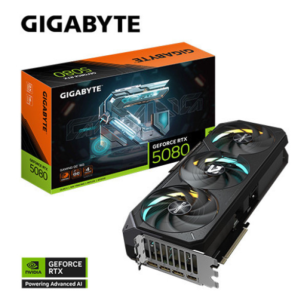 VGA Gigabyte RTX 5080 GAMING OC 16GB (N5080GAMING OC-16GD)