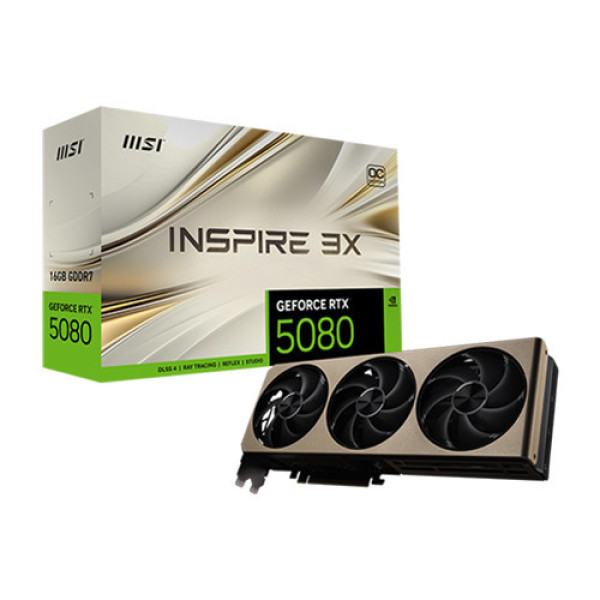 VGA MSI RTX 5080 16GB INSPIRE 3X OC