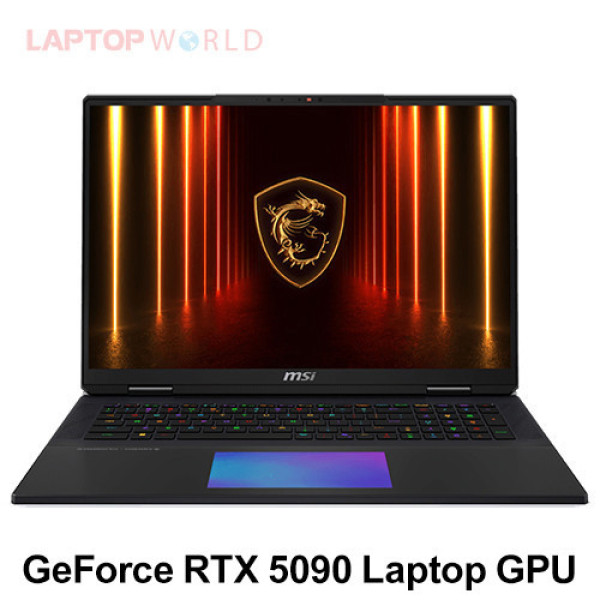 Laptop MSI Titan 18 HX AI A2XWJG-035VN (RTX 5090 24GB I Ultra 9 285HX | 96GB | 6TB | 18inch UHD+ 120Hz | Win 11 | Đen)