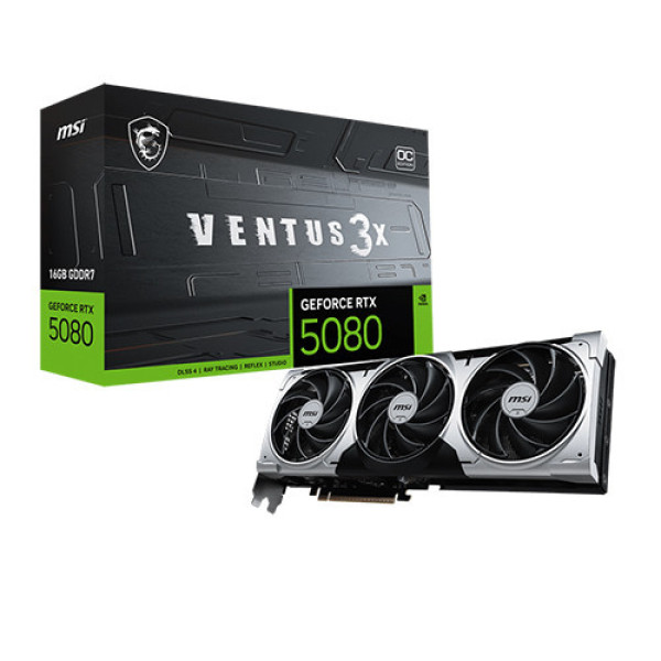 VGA MSI RTX 5080 16GB VENTUS 3X OC PLUS