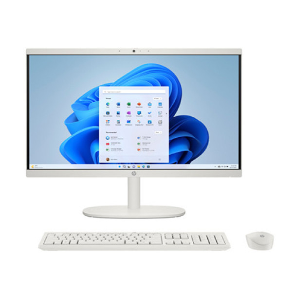 PC HP AIO 22-dg0016d (AY8C6PA) (Core i3-N300 | 8GB | 512GB | 21.5 inch | Win11| Trắng)