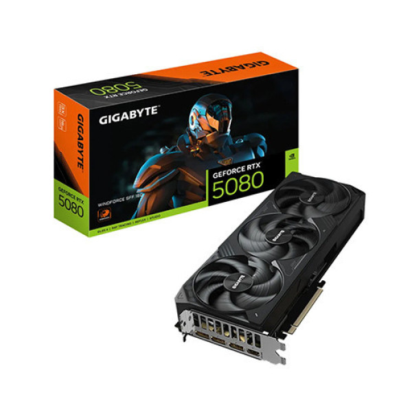 VGA Gigabyte RTX 5080 WINDFORCE SFF 16GB (N5080WF3-16GD)