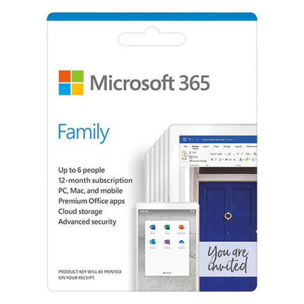 Phần mềm Office Microsoft 365 Family ESD 6GQ-00083 - Keyonline (6 người/ 5 thiết bị/người / 12 tháng)