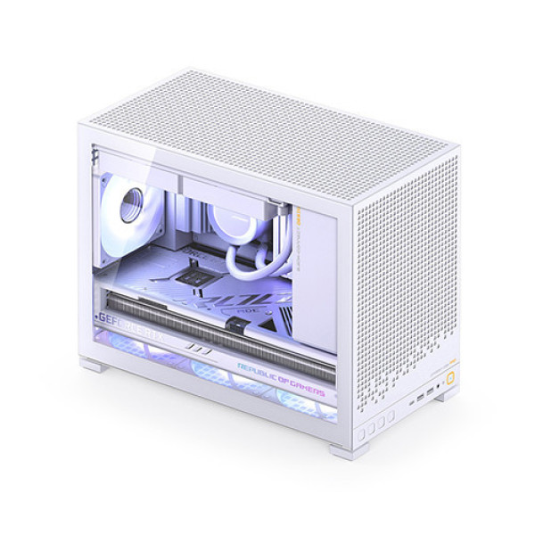 Vỏ Case Jonsbo D32 Pro White (Mini Matx, Màu Trắng)