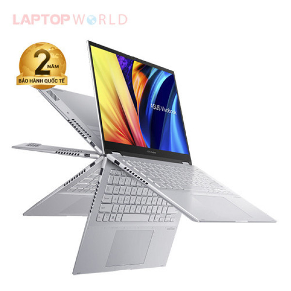 Laptop Asus Vivobook S 14 Flip TP3402VA-LZ632W (Core i5-13420H | 16GB | 512GB | Intel UHD Graphics | 14.0inch WUXGA | Cảm ứng | Win 11 | Bạc)