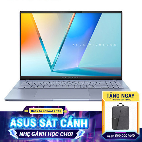 Laptop Asus Vivobook S 16 S5606CA-RI114WS (Ultra 5 225H | 16GB | 512GB | Intel® Arc™ Graphics | 16.0inch 3K OLED | Win 11 | Office | Xanh) 