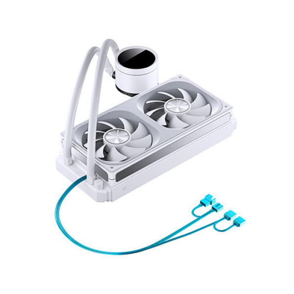 Tản nhiệt nước AIO Jonsbo TH-240 White (ARGB, Hiển thị nhiệt độ)