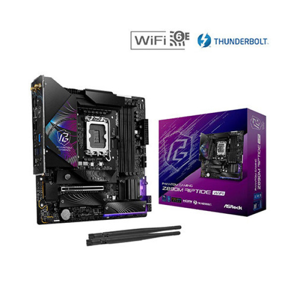 Mainboard Asrock Z890M Riptide WiFi DDR5 (Wifi+Bluetooth+Thunderbolt 4)