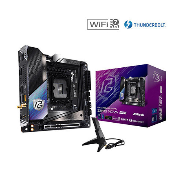 Mainboard Asrock Z890I Nova WiFi DDR5 (Wifi+Bluetooth+Thunderbolt 4)