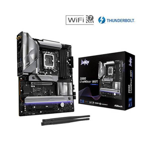 Mainboard Asrock Z890 LiveMixer WiFi DDR5 (Wifi+Bluetooth+Thunderbolt 4)