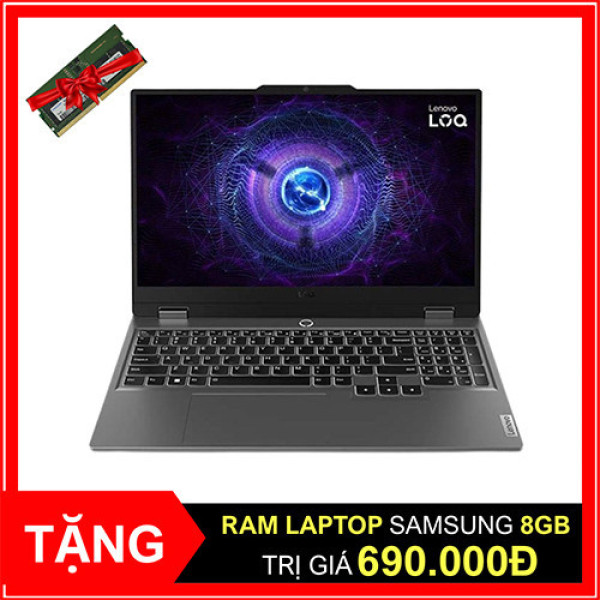 Laptop Lenovo LOQ 15IRX9 83DV012LVN (Core™ i5-13450HX | 12GB | 512GB | RTX™ 3050 6GB | 15.6 inch FHD 144Hz | Win 11 | Xám)