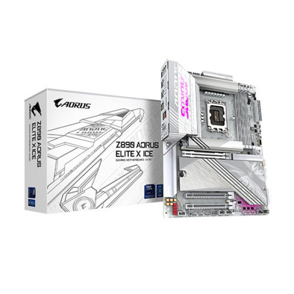 Mainboard Gigabyte Z890 AORUS ELITE X ICE DDR5 (Wifi+Bluetooth+Thunderbolt 4)