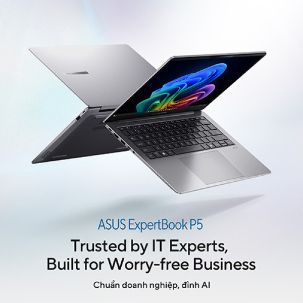 Laptop ASUS ExpertBook P5 P5405CSA-NZ0016W (Ultra 5 226V | 16GB | 512GB | Intel Arc 130V | 14 inch WQXGA | Win 11 | Xám)